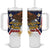 Personalized American Samoa Tumbler With Handle Amerika Samoa Bald Eagle
