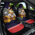 American Samoa Eagle Kava Bowl Car Seat Cover Plumeria Polynesian Pattern