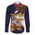 American Samoa Eagle Kava Bowl Family Matching Long Sleeve Bodycon Dress and Hawaiian Shirt Plumeria Polynesian Pattern