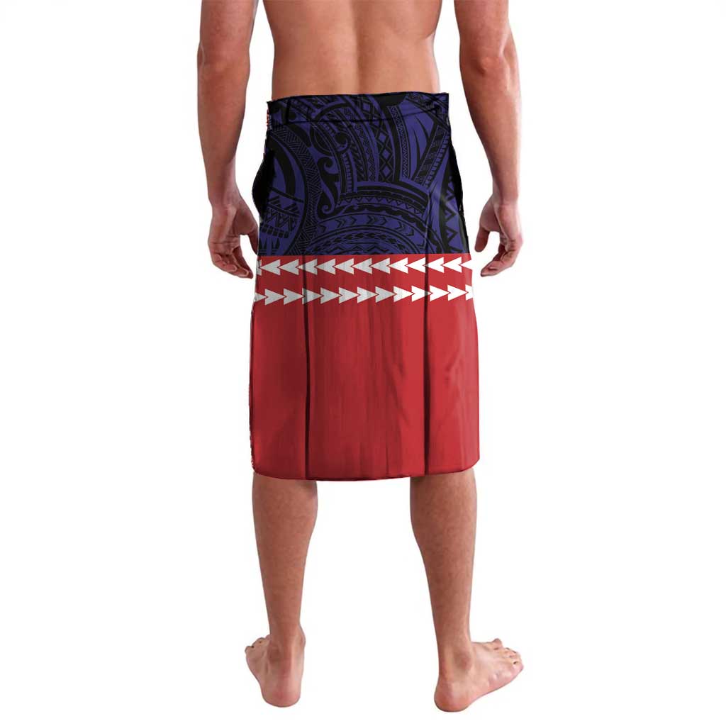 American Samoa Eagle Kava Bowl Lavalava Plumeria Polynesian Pattern