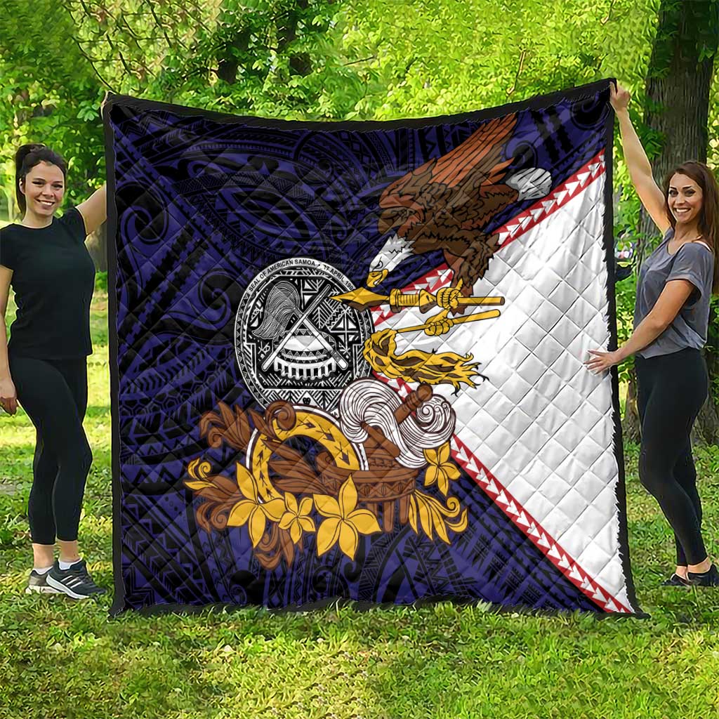 American Samoa Eagle Kava Bowl Quilt Plumeria Polynesian Pattern