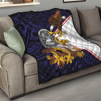 American Samoa Eagle Kava Bowl Quilt Plumeria Polynesian Pattern