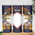 American Samoa Eagle Kava Bowl Skinny Tumbler Plumeria Polynesian Pattern