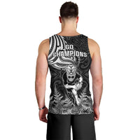 New Zealand Silver Fern Rugby Men Tank Top Maori Tiki Player With Ta Moko Tribal LT01 - Polynesian Pride