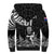 Custom New Zealand Silver Fern Rugby Sherpa Hoodie Maori Tiki Player With Ta Moko Tribal LT01 - Polynesian Pride