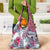 Hawaii Kakau Mix Paisley Pattern Grocery Bag Polynesian Tropical Unique Style