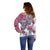 Hawaii Kakau Mix Paisley Pattern Off Shoulder Sweater Polynesian Tropical Unique Style LT01 - Polynesian Pride