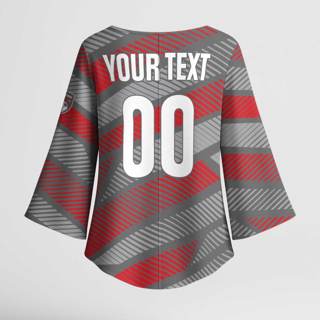 Custom Football 2026 New Caledonia Kimono Sleeve Blouse Kagus Come On