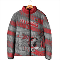 Custom Football 2026 New Caledonia Padded Jacket Kagus Come On