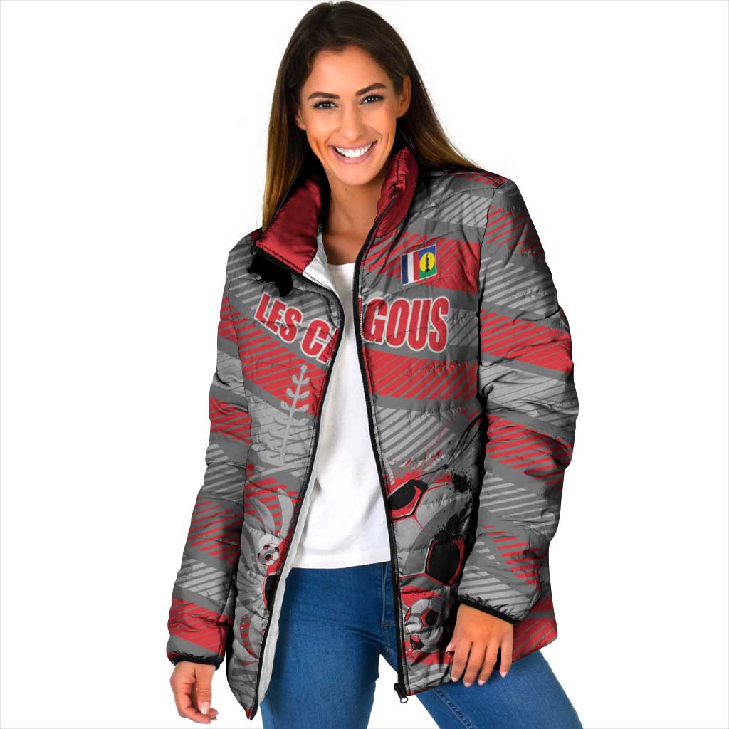 Custom Football 2026 New Caledonia Padded Jacket Kagus Come On
