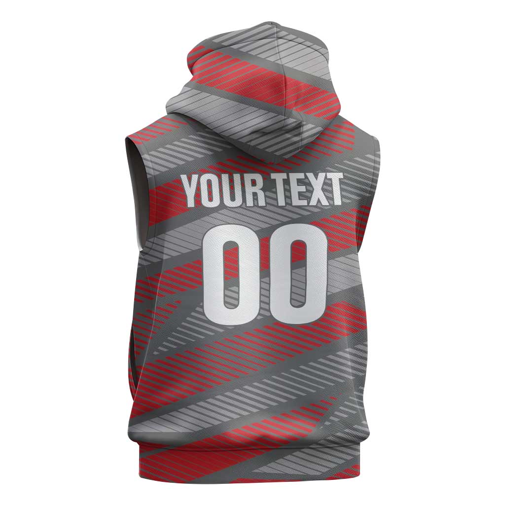 Custom Football 2026 New Caledonia Sleeveless Zip Hoodie Kagus Come On