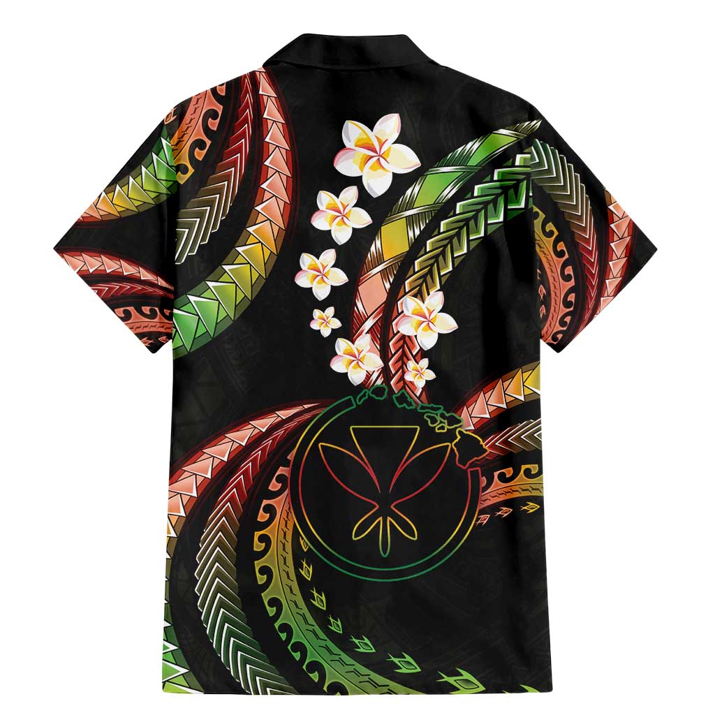 Hawaii Map Kanaka Maoli Family Matching Mermaid Dress and Hawaiian Shirt Fantastic Frangipani Reggae