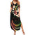 Hawaii Map Kanaka Maoli Family Matching Summer Maxi Dress and Hawaiian Shirt Fantastic Frangipani Reggae