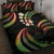 Hawaii Map Kanaka Maoli Quilt Bed Set Fantastic Frangipani Reggae