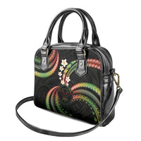 Hawaii Map Kanaka Maoli Shoulder Handbag Fantastic Frangipani Reggae