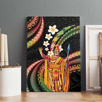 Hawaii King Kamehameha Canvas Wall Art Fantastic Plumeria Reggae