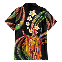 Hawaii King Kamehameha Family Matching Mermaid Dress and Hawaiian Shirt Fantastic Plumeria Reggae