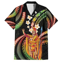 Hawaii King Kamehameha Hawaiian Shirt Fantastic Plumeria Reggae