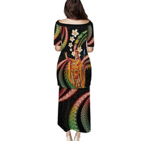 Hawaii King Kamehameha Puletasi Fantastic Plumeria Reggae