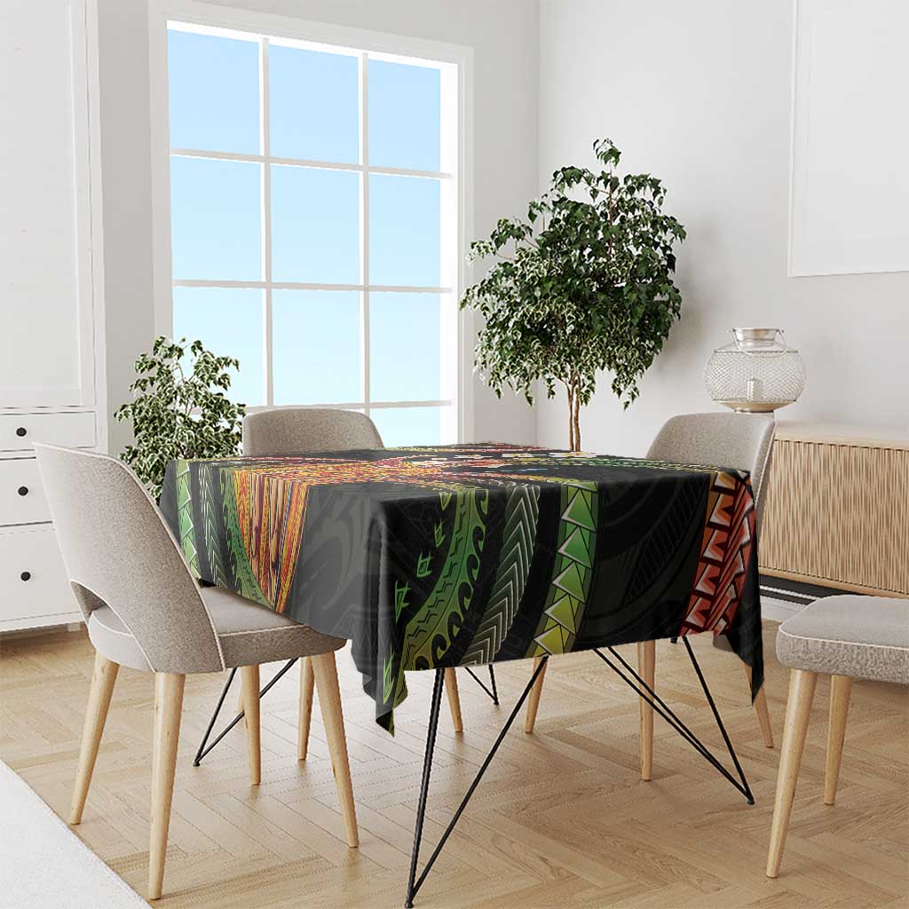 Hawaii King Kamehameha Tablecloth Fantastic Plumeria Reggae