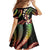 Hawaii Plumeria Reggae Family Matching Mermaid Dress and Hawaiian Shirt Polynesian Pattern