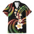 Hawaii Plumeria Reggae Family Matching Mermaid Dress and Hawaiian Shirt Polynesian Pattern