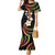 Hawaii Plumeria Reggae Family Matching Mermaid Dress and Hawaiian Shirt Polynesian Pattern