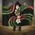 Hawaii Plumeria Reggae Hooded Blanket Polynesian Pattern