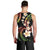 Hawaii Plumeria Reggae Men Tank Top Polynesian Pattern