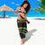Hawaii Plumeria Reggae Sarong Polynesian Pattern
