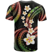 Hawaii Plumeria Reggae T Shirt Polynesian Pattern