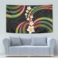 Hawaii Plumeria Reggae Tapestry Polynesian Pattern