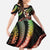 Hawaii Shaka Sign Family Matching Long Sleeve Bodycon Dress and Hawaiian Shirt Fantastic Frangipani Reggae