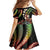 Hawaii Shaka Sign Family Matching Tank Maxi Dress and Hawaiian Shirt Fantastic Frangipani Reggae