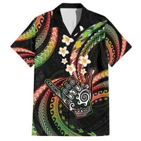 Hawaii Shaka Sign Hawaiian Shirt Fantastic Frangipani Reggae