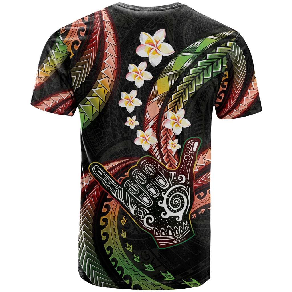 Hawaii Shaka Sign T Shirt Fantastic Frangipani Reggae
