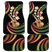 Hawaiian Ukulele Car Mats Jawaiian Fantastic Plumeria