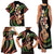 Hawaiian Ukulele Family Matching Tank Maxi Dress and Hawaiian Shirt Jawaiian Fantastic Plumeria