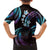 Hawaii Map Kanaka Maoli Family Matching Tank Maxi Dress and Hawaiian Shirt Fantastic Frangipani Amethyst Gradient