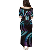 Hawaii Map Kanaka Maoli Puletasi Fantastic Frangipani Amethyst Gradient