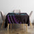 Hawaii Map Kanaka Maoli Tablecloth Fantastic Frangipani Amethyst Gradient