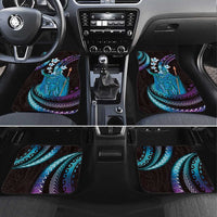 Hawaii King Kamehameha Car Mats Fantastic Plumeria Amethyst Gradient