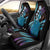 Hawaii King Kamehameha Car Seat Cover Fantastic Plumeria Amethyst Gradient