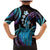 Hawaii King Kamehameha Family Matching Mermaid Dress and Hawaiian Shirt Fantastic Plumeria Amethyst Gradient