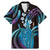 Hawaii King Kamehameha Family Matching Mermaid Dress and Hawaiian Shirt Fantastic Plumeria Amethyst Gradient