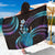 Hawaii King Kamehameha Sarong Fantastic Plumeria Amethyst Gradient