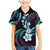 Hawaii Plumeria Family Matching Mermaid Dress and Hawaiian Shirt Amethyst Gradient Polynesian Pattern