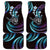 Hawaii Shaka Sign Car Mats Fantastic Frangipani Amethyst Gradient