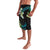 Hawaii Map Kanaka Maoli Lavalava Fantastic Frangipani Chartreuse Cyan