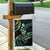 Hawaii Shaka Sign Garden Flag Fantastic Frangipani Chartreuse Cyan